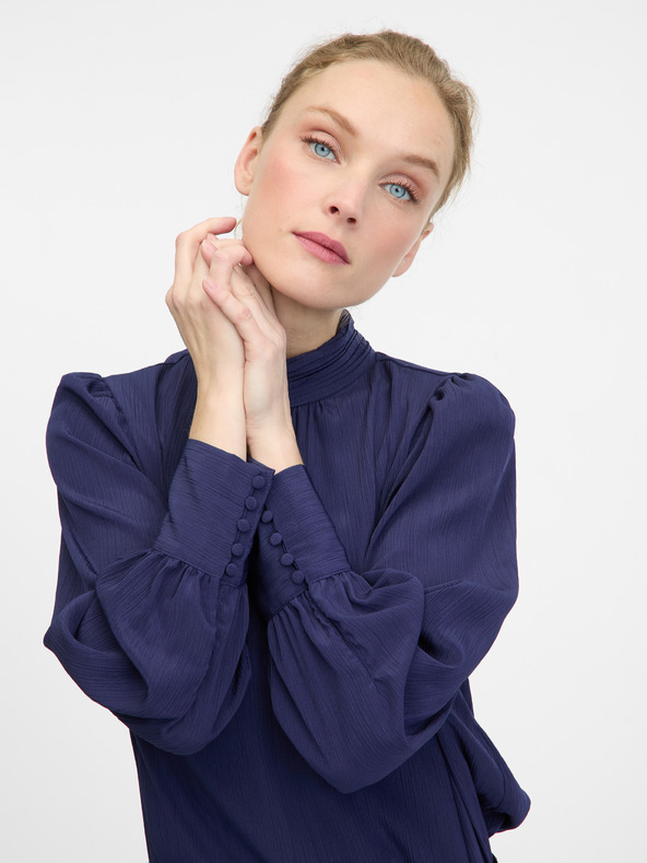 Orsay Tmavomodrá dámska blúzka ORSAY