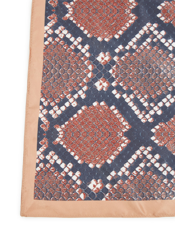 Orsay Hnedá dámska vzorovaná šatka ORSAY