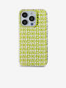 DKNY Zadný kryt PC/TPU s opakovaným vzorom pre iPhone 15 Pro žltý DKNY