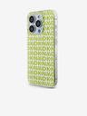 DKNY Zadný kryt PC/TPU s opakovaným vzorom pre iPhone 15 Pro žltý DKNY