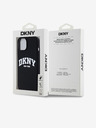 DKNY Liquid Silicone Arch Logo MagSafe zadný kryt pre iPhone 15 Black DKNY