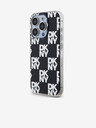DKNY Zadný kryt PC/TPU s károvaným vzorom pre iPhone 15 Pro čierny DKNY