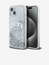 DKNY Liquid Glitter Arch Logo Zadný kryt pre iPhone 14 Transparent DKNY