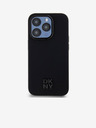 DKNY PU kožený zadný kryt s logom Magsafe pre iPhone 15 Pro čierny DKNY