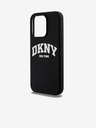 DKNY Liquid Silicone Arch Logo MagSafe zadný kryt pre iPhone 15 Pro Black DKNY