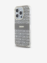 DKNY Zadný kryt PC/TPU Repeat Pattern Tonal Stripe Magsafe pre iPhone 15 Pro Beige DKNY