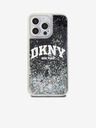 DKNY Tekutý lesklý zadný kryt Arch Logo pre iPhone 13 Pro čierny DKNY