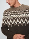 GAP Sveter s prímesou vlny Fair Isle GAP