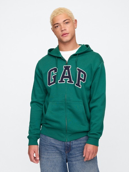 GAP Mikina na zips logo GAP