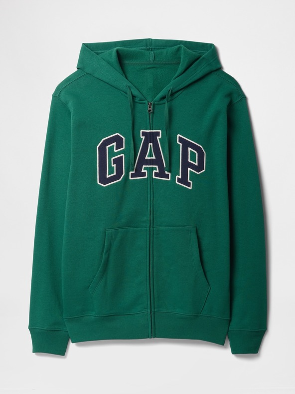 GAP Mikina na zips logo GAP