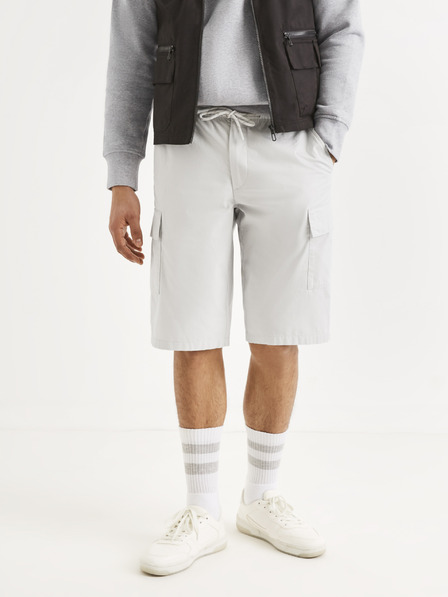 Celio Svetlosivé šortky Celio Rolver2Bm