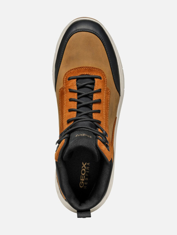 Geox Hnedé pánske členkové topánky Geox Spherica 4X4 ABX