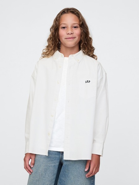 GAP Detská oversize košeľa Oxford GAP