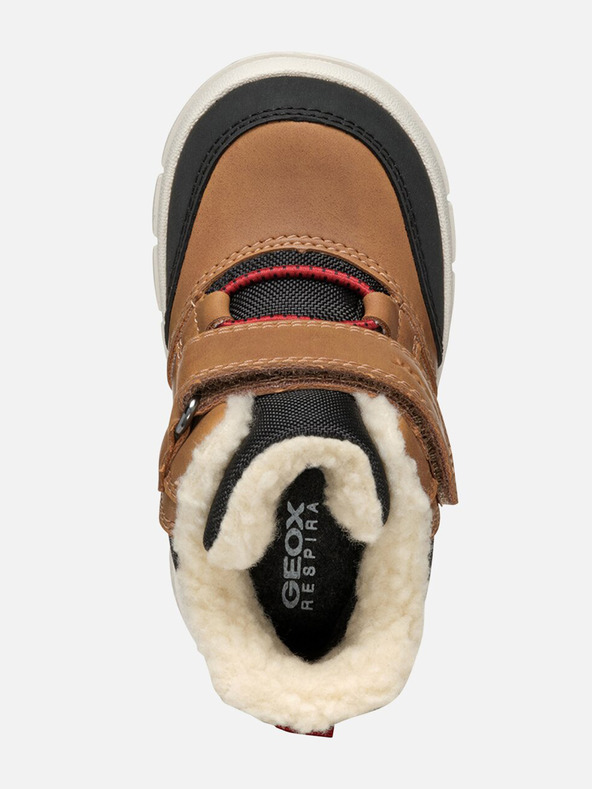 Geox Hnedé chlapčenské zimné topánky Geox Willaboo B Ab