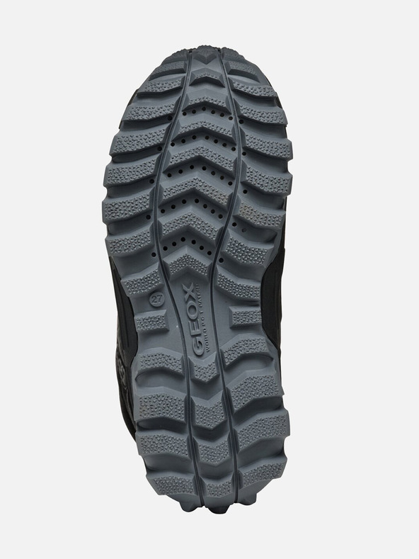 Geox Čierne chlapčenské zimné topánky Geox Himalaya ABX