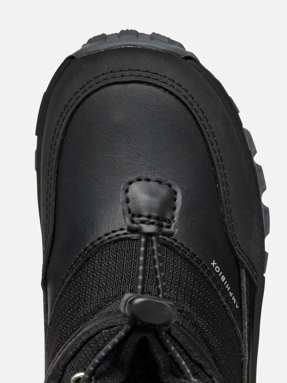 Geox Čierne chlapčenské zimné topánky Geox Himalaya ABX