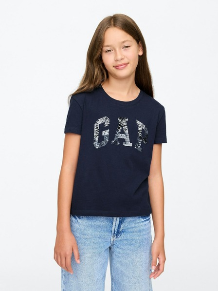 GAP Detské tričko s flitrovým logom GAP