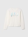 GAP Detské tričko s flitrovým logom GAP