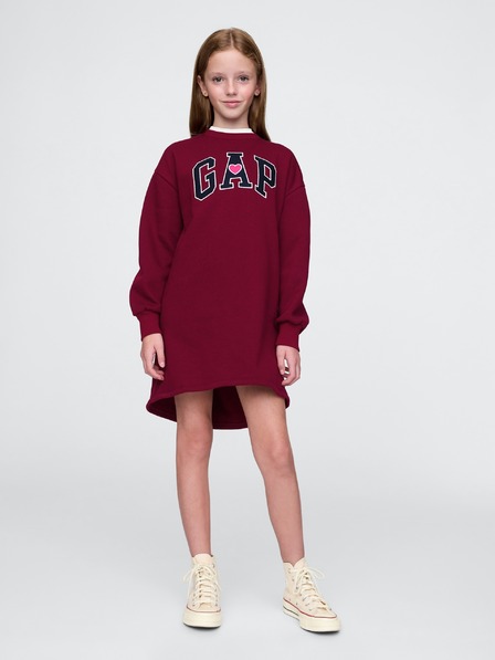 GAP Detské mikinové šaty s logom GAP