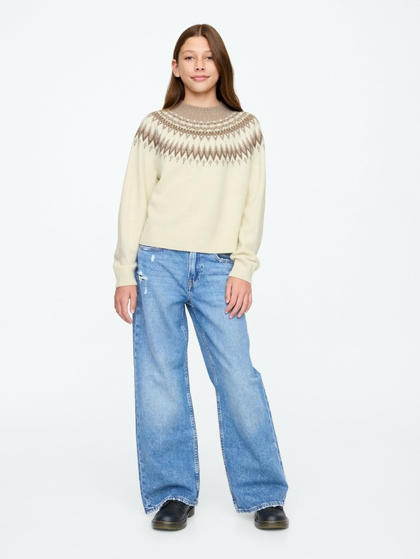 GAP Detský sveter Fair Isle GAP