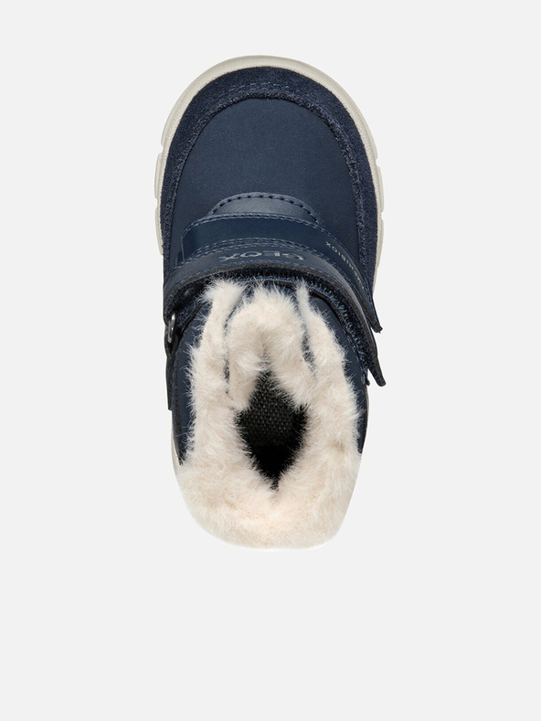 Geox Tmavomodré dievčenské zimné topánky Geox Willaboo B A