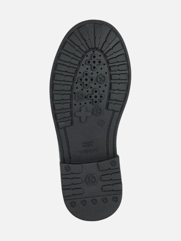 Geox Čierne dievčenské členkové topánky Geox Eclair