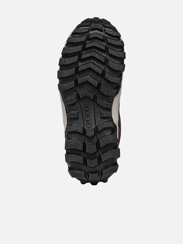 Geox Červené dievčenské zimné topánky Geox Himalaya B Ab