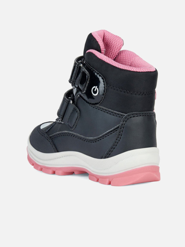 Geox Čierne dievčenské členkové topánky Geox Flanfil ABX