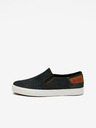 Lee Cooper Čierne pánske slip on tenisky Lee Cooper
