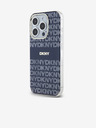 DKNY Zadný kryt PC/TPU Repeat Pattern Tonal Stripe Magsafe pre iPhone 15 Pro Blue DKNY