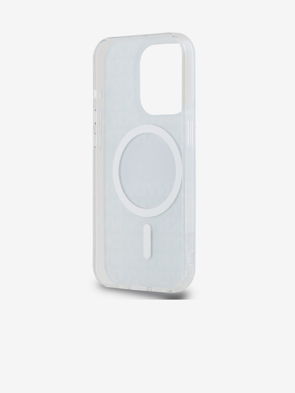 DKNY Zadný kryt PC/TPU Repeat Pattern Tonal Stripe Magsafe pre iPhone 15 Pro Blue DKNY