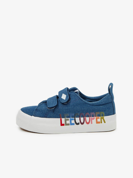 Lee Cooper Modré detské vzorované tenisky Lee Cooper