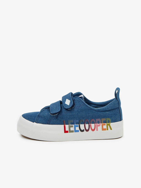 Lee Cooper Modré detské vzorované tenisky Lee Cooper