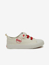 Lee Cooper Červeno-krémové detské tenisky Lee Cooper