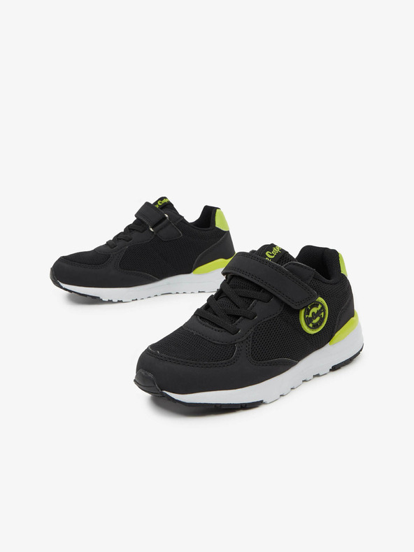 Lee Cooper Čierne chlapčenské tenisky Lee Cooper