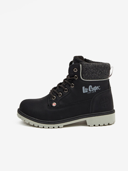 Lee Cooper Čierne dievčenské členkové topánky Lee Cooper