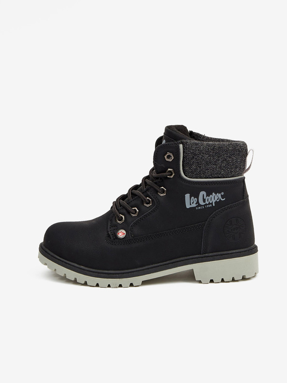 Lee Cooper Čierne dievčenské členkové topánky Lee Cooper