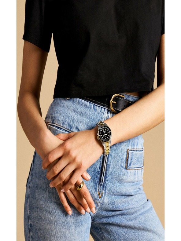 Fossil Dámske okrúhle hodinky Fossil FOSSIL BLUE