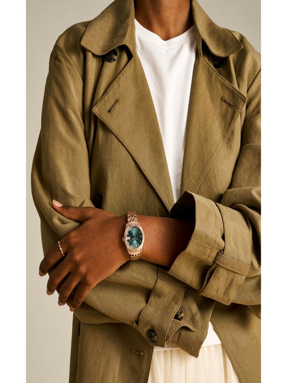 Fossil Dámske okrúhle hodinky Fossil SCARLETTE