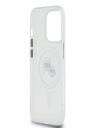 Karl Lagerfeld Karl Lagerfeld IML K&CH Heads Metal Frame MagSafe zadný kryt pre iPhone 15 Pro Transparent