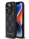 Karl Lagerfeld PU Karl Heads Pattern Magsafe zadný kryt pre iPhone 15 Pro Max Black Karl Lagerfeld