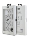 Karl Lagerfeld Karl Lagerfeld IML Monogram Crossbody K&CH Heads MagSafe zadný kryt pre iPhone 15 priehľadný