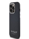 Karl Lagerfeld Grained PU Hotel RSG zadný kryt pre iPhone 14 Pro Max čierny Karl Lagerfeld