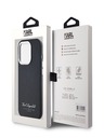 Karl Lagerfeld Grained PU Hotel RSG zadný kryt pre iPhone 14 Pro Max čierny Karl Lagerfeld