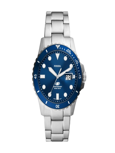 Fossil Pánske okrúhle hodinky Fossil FOSSIL BLUE