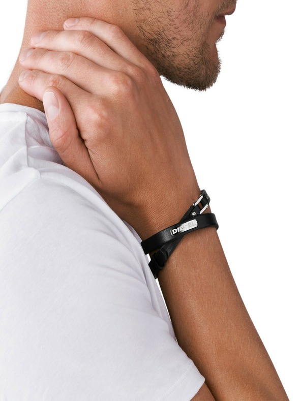 Diesel Pánsky kožený náramok Diesel