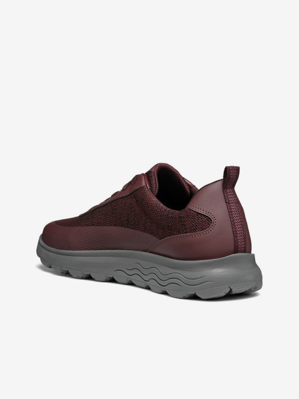 Geox Vínové pánske tenisky Geox Spherica