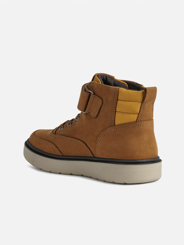 Geox Žlté chlapčenské členkové topánky Geox Riddock WPF