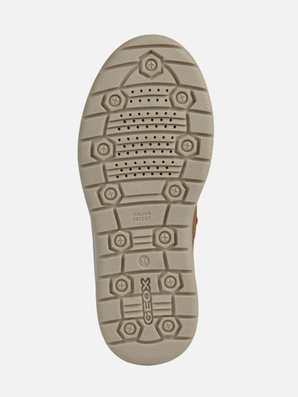 Geox Žlté chlapčenské členkové topánky Geox Riddock WPF