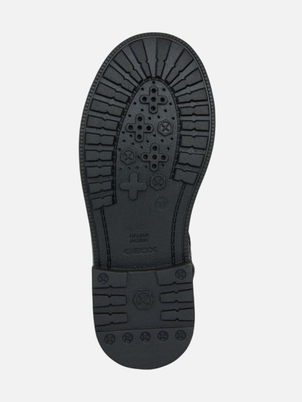 Geox Čierne dievčenské členkové topánky Geox Eclair